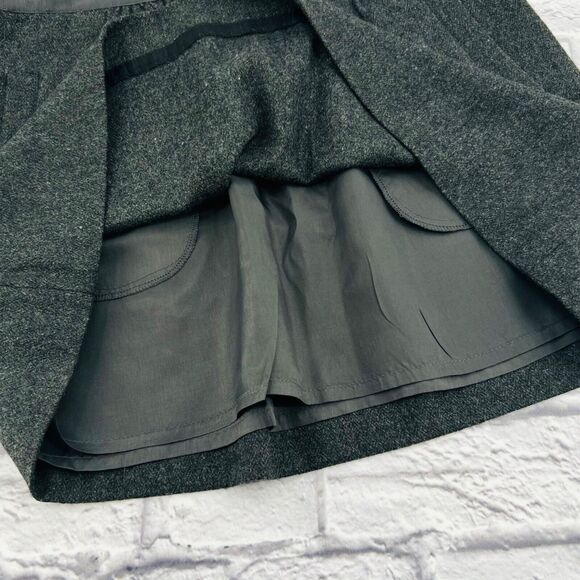NOT FOR SALE       J. Crew Factory Skirt Women's Size 8 Grey Wool Blend A-line - Picture 7 of 8